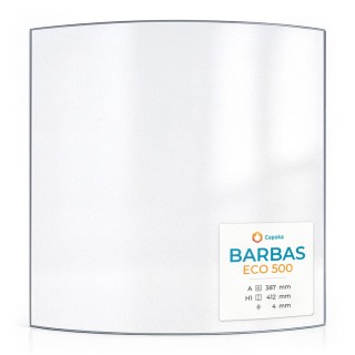 Vetro Barbas ECO 500 - Vetro Curvo per stufa a legna