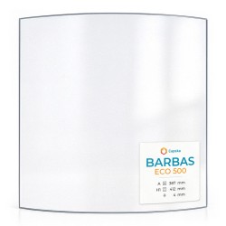 Vetro Barbas ECO 500 - Vetro Curvo per stufa a legna