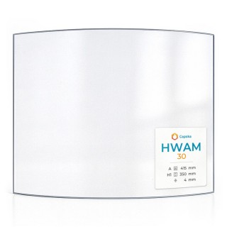 Vetro Hwam 30 - Vetro Curvo per stufa a legna