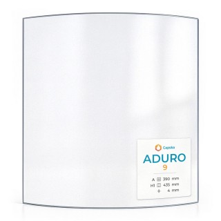 Aduro 9 Glas - in sich gebogenes Kaminglas für Kaminofen