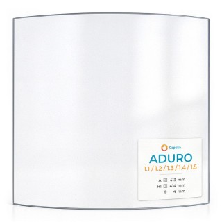 Vitre Aduro 1.1 / 1.2 / 1.3 / 1.4 / 1.5 - Verre Courbe pour poêle à bois