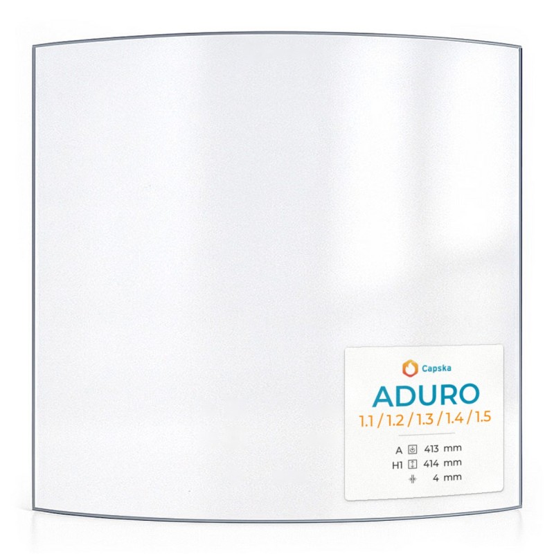 Aduro 1.1 / 1.2 / 1.3 / 1.4 / 1.5 Glass - Curved Glass Panel for Wood Burning Stove