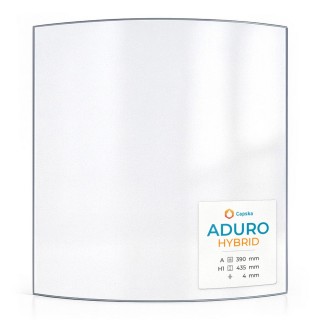 Aduro HYBRID Glas - in sich gebogenes Kaminglas für Kaminofen