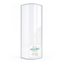 Vetro Aduro HYBRID - Vetro Curvo Laterale per stufa a legna