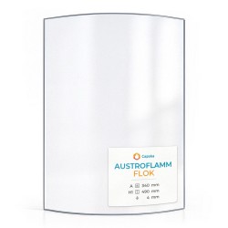 Vetro Austroflamm FLOK - Vetro Curvo per stufa a legna