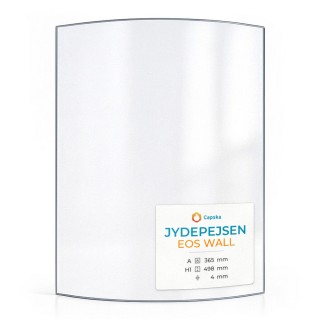 Jydepejsen EOS WALL Glass - Curved Panel for Wood Burning Stove