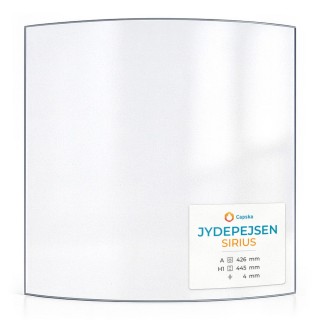Jydepejsen SIRIUS Glass - Curved Panel for Wood Burning Stove