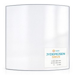 Vitre Jydepejsen SIRIUS - Verre Courbe pour poêle à bois