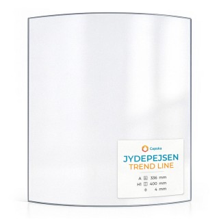Jydepejsen TREND LINE Glass - Curved Panel for Wood Burning Stove