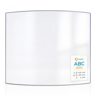 ABC 2012 Glas für Kaminofen - hitzebeständig bis 760°