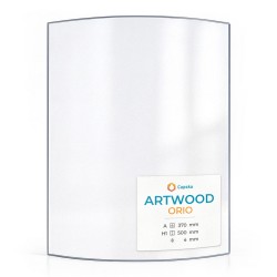Vetro Artwood ORIO Front - Vetro Curvo per stufa a legna