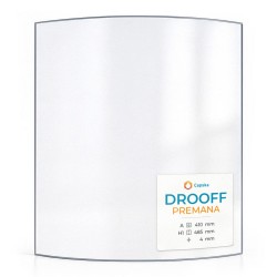 Vitre Drooff PREMANA - Verre Courbe pour poêle à bois