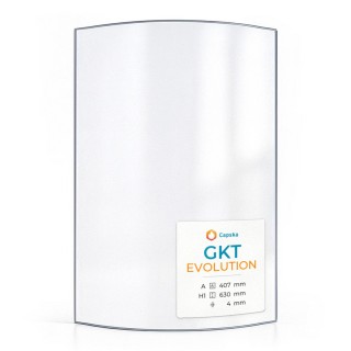 Glas für Kaminofen Gkt EVOLUTION - Hochwertiges Keramikglas - Capska