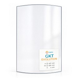 Vitre Gkt EVOLUTION - Verre Courbe pour poêle à bois