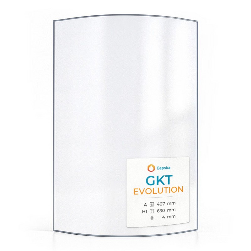 Wood Burning Stove glass for Gkt Evolution - High quality ceramic glass - Capska