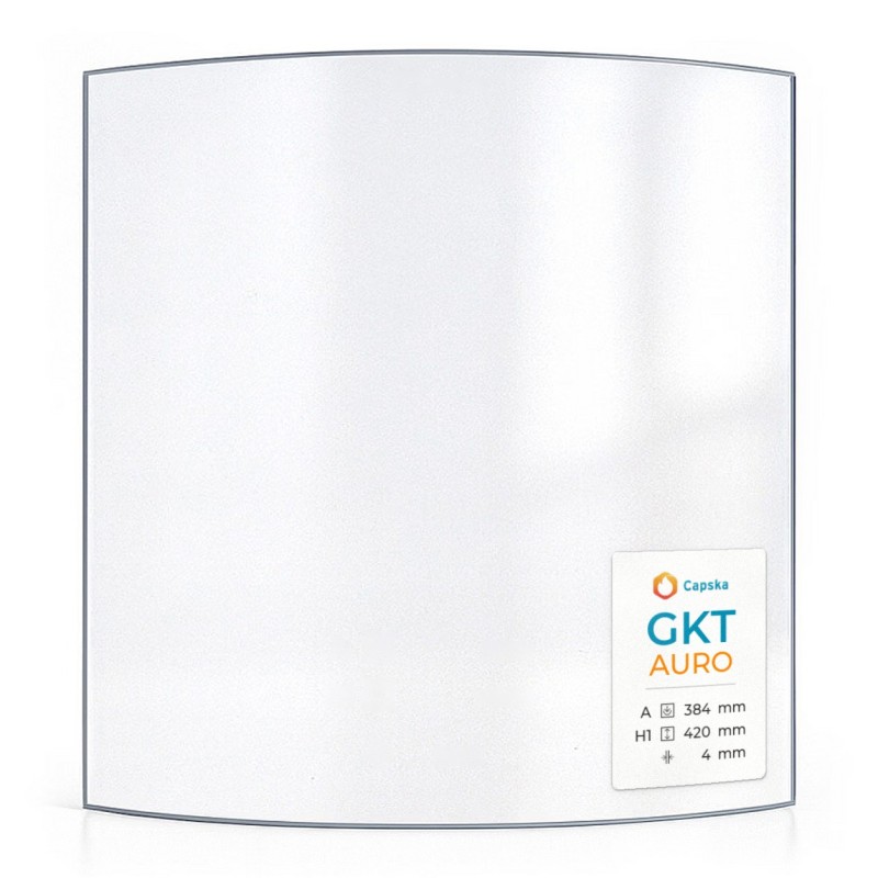 Vetro curvo per stufa GKT Auro (3667444045232) - Capska