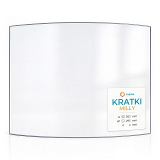 Kratki MILLY Glas - Kaminofen Glas in Sonderform