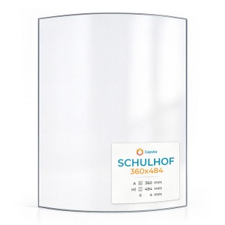 Schulhof 360X484 Glas - Kaminglas für Kaminofen