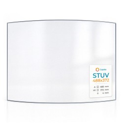 Vetro Stuv 488X372 - Vetro Curvo per stufa a legna