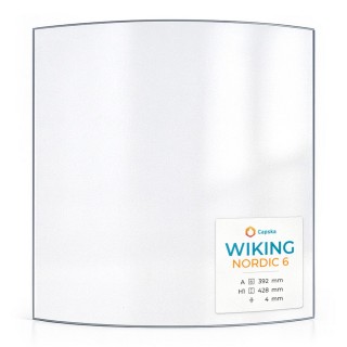 Wiking NORDIC 6 Glass - Curved Panel for Wood Burning Stove | Capska