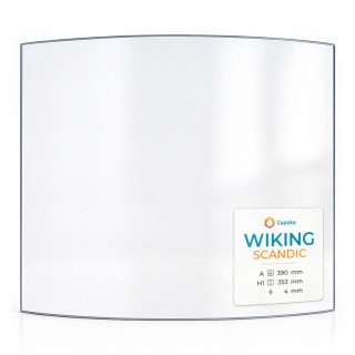 Wiking SCANDIC Glas für Kaminofen - Hitzebeständiges Glas