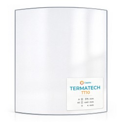Vetro Termatech TT10 - Vetro Curvo per stufa a legna