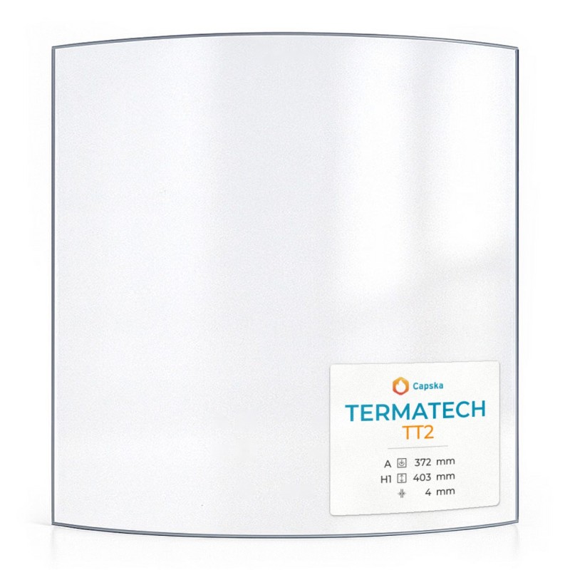 Termatech TT2 Glass - Curved Panel for Wood Burning Stove