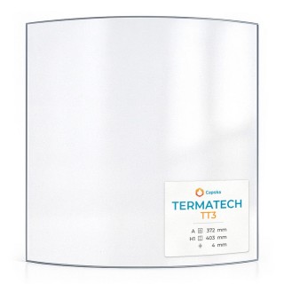 Termatech TT3 Glass - Curved Glass Panel for Wood Burning Stove