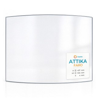 Attika FARO Glas - Kaminglas für Kaminofen