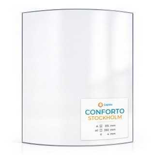 Conforto STOCKHOLM Glas - Kaminglas für Kaminofen