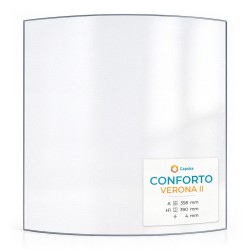 Vetro Conforto VERONA II - Vetro Curvo per stufa a legna