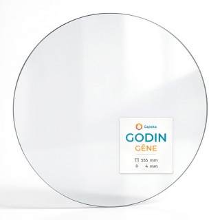 Godin GÊNE Glass Circle Panel for Wood Burning Stove
