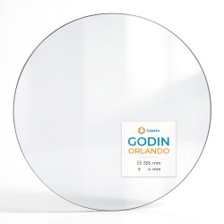 Godin ORLANDO Glass - Circle glass panel for wood burning stove