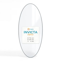 Invicta FIFTY Glass - Oval glass panel for wood burning stove