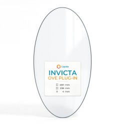 Invicta OVE PLUG-IN Glass - Oval glass panel for wood burning stove