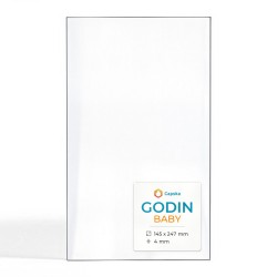 Vitre Godin BABY - Verre Rectangle pour poêle à bois