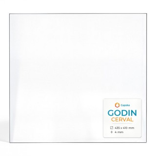 Godin CERVAL Glass - Rectangular Panel for Wood Burning Stove