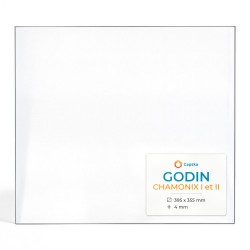 Vitre Godin CHAMONIX I ET II - Verre Rectangle pour poêle à bois