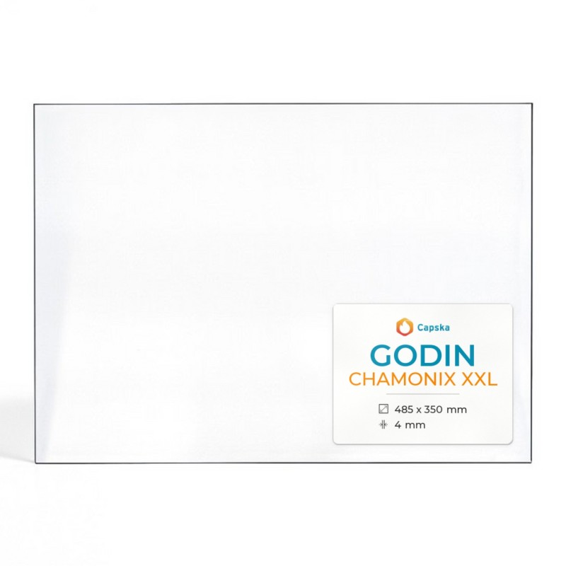Godin Chamonix XXL Replacement stove Glass Panel Rectangular - Capska