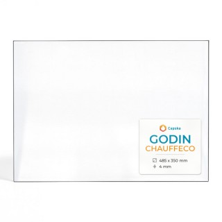 Vitre Godin CHAUFFECO - Verre Rectangle pour poêle à bois