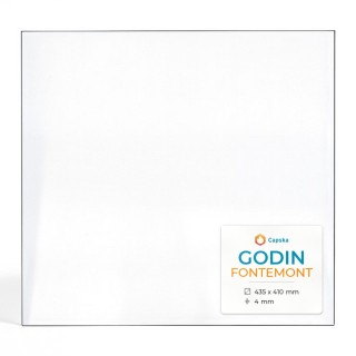 Vitre Godin FONTEMONT - Verre Rectangle pour poêle à bois