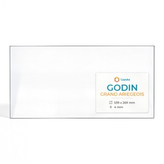 Vitre Godin Grand Ariégeois 539x269 mm - Capska