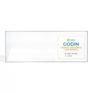Vitre Godin GRAND REGENCE CONVECTEUR - Verre Rectangle pour poêle à bois