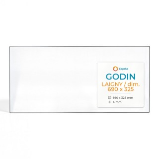 Vitre Godin LAIGNY 690x325 - Verre Rectangle pour poêle à bois