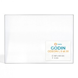 Vitre Godin ODEON I, II ET III - Verre Rectangle pour poêle à bois