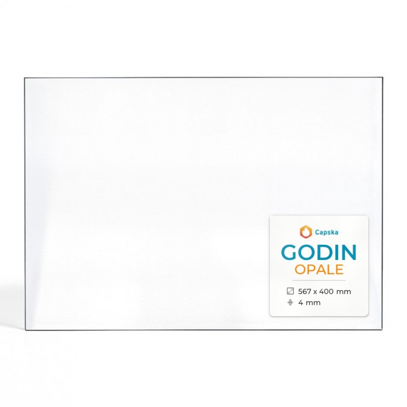 Vitre Godin OPALE - Verre Rectangle pour poêle à bois