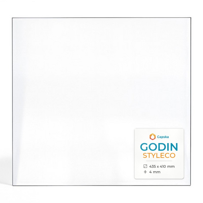 Vitre Godin STYLECO - Verre Rectangle pour poêle à bois
