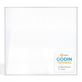 Godin TEPHRAS Glass - Rectangular Panel for Wood Burning Stove