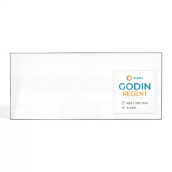 Vitre Godin REGENT - Verre Rectangle pour poêle à bois