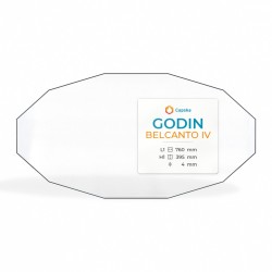 Vitre Godin BELCANTO IV - Verre Dodécagone pour poêle à bois